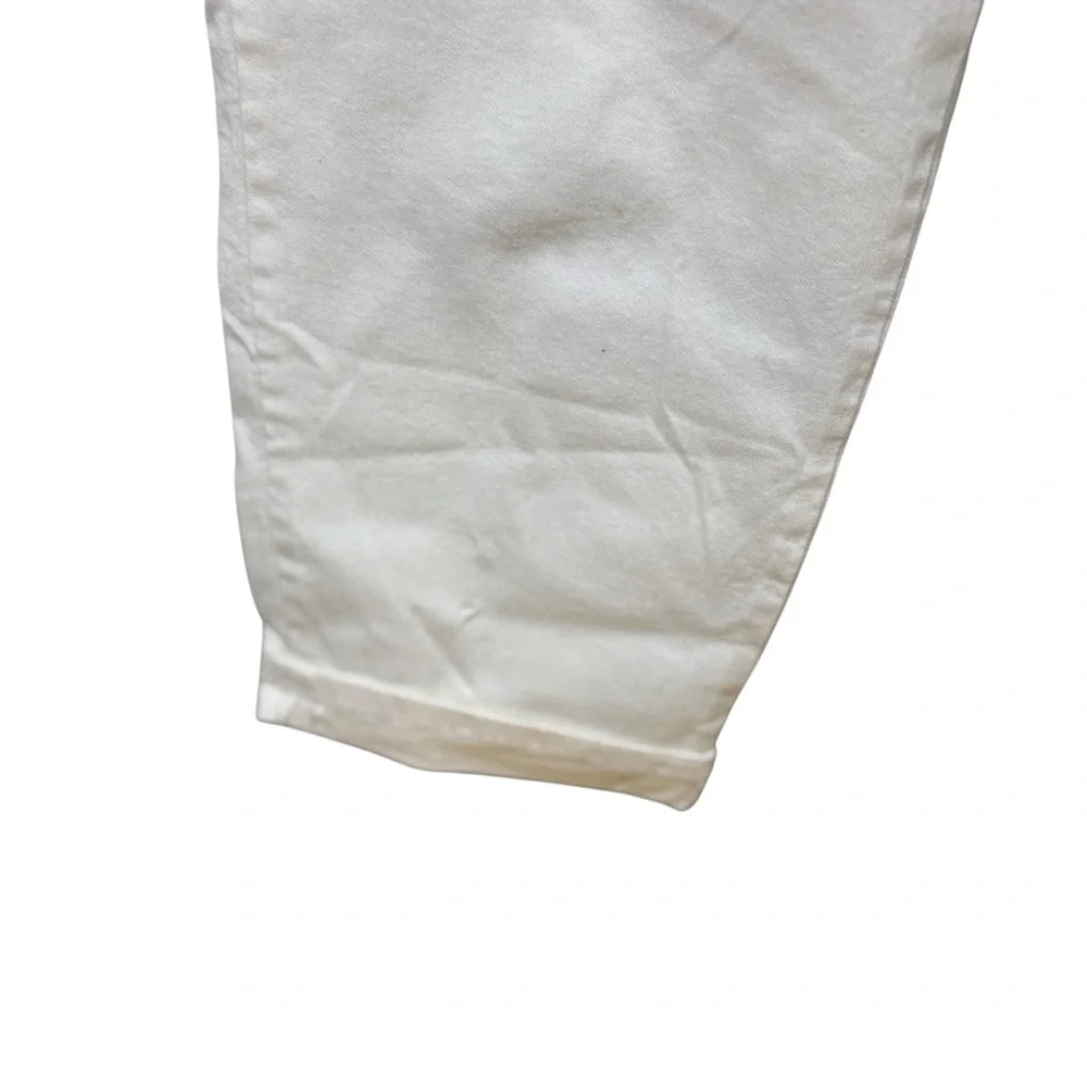 Style&co Denim White Capri Jeans Womens 12 Mid Rise Cropped Cuffed #680‎